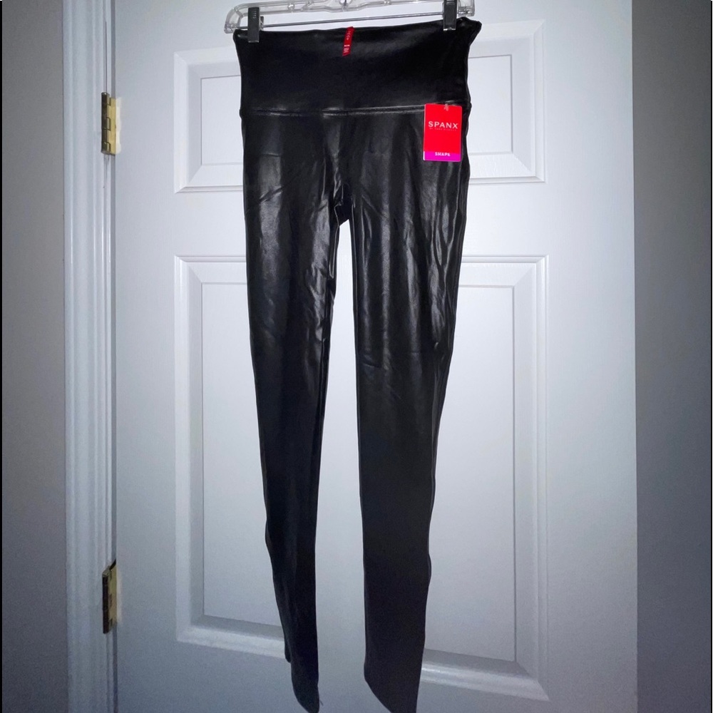 Spanx faux leather leggings